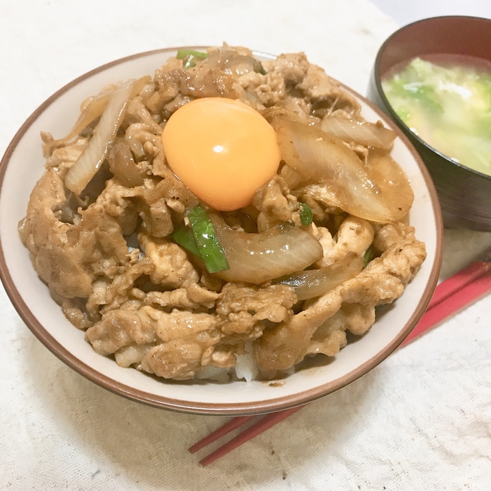 疲労回復！スタミナ生姜焼き丼